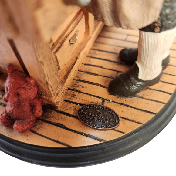 Rockwell Heirloom Santa's Workshop by Rhodes Studios Retired 1990 No Box - Picture 7 of 11